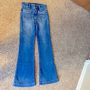 American eagle double button flare jeans